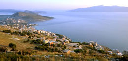 photo of view of Albania coastline during RPMNF Albania 2013-14 Field Season