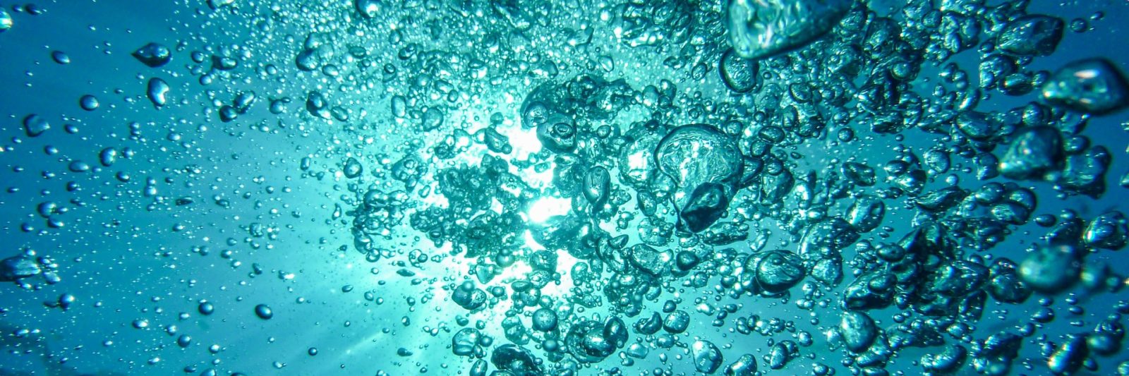 photo of air bubbles underwater